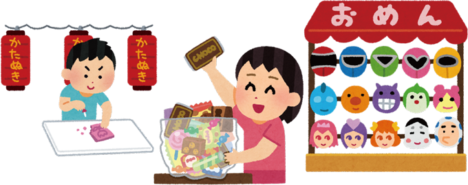 駄菓子屋＆新春大縁日